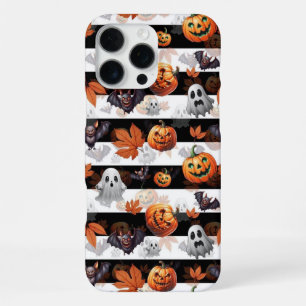 iPhone 16 Pro Max Coque de téléphone Citrouille Fantôme Chauve-souri