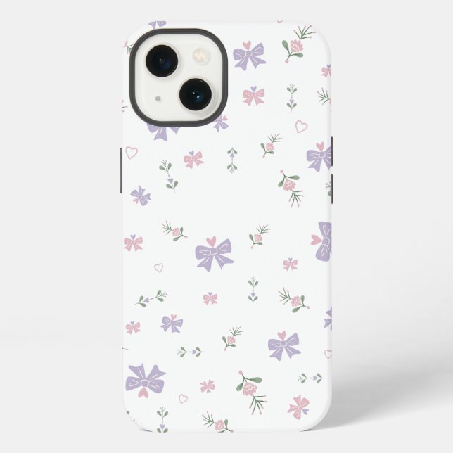 iPhone coque de téléphone fleur mignonne (Verso)