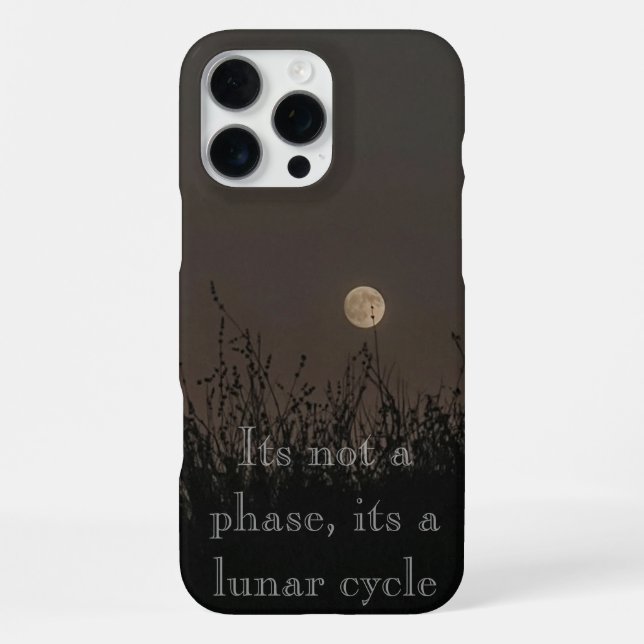 iPhone coque de téléphone lune (Verso)