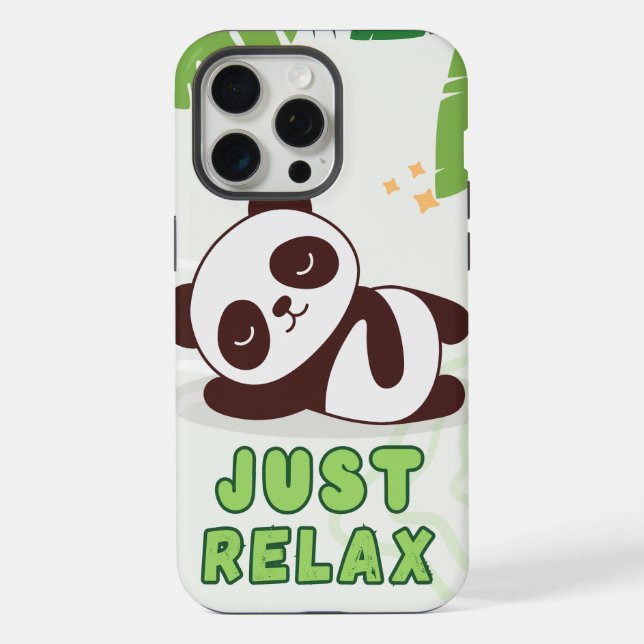 iPhone coque de téléphone panda mignon (Verso)