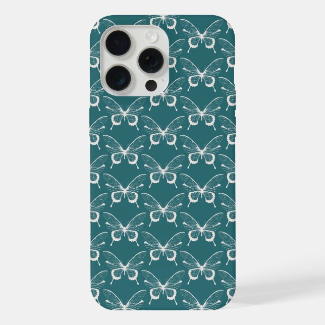 iPhone Coque de téléphone Papillon (Verso)