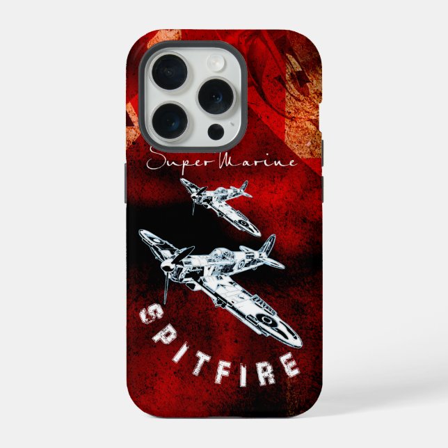 iPhone coque de téléphone Spitfire Supermarine (Verso)