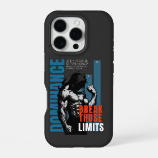 iPhone 16 Pro Coque de téléphone sur le thème du fitness "ATH-CO