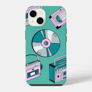 Pour iPhone 14 Coque de téléphonie mobile Retro Green