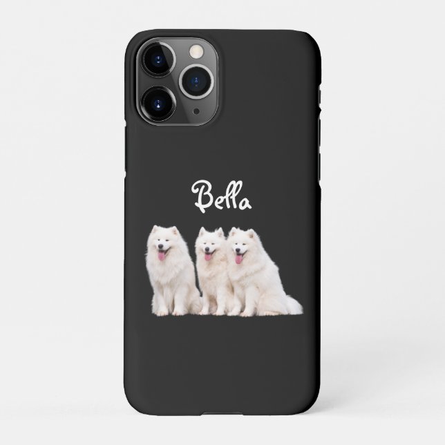 iPhone Coque d'esquisse personnalisée pour animaux de com (Dos)