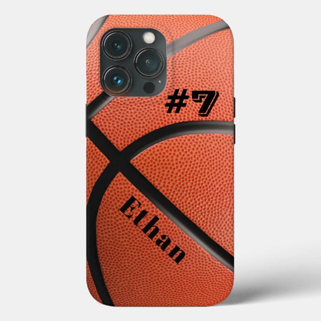 iPhone / coque ipad de basket-ball personnalisé (Verso)