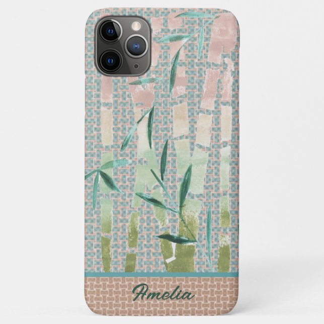 iPhone / coque ipad design en bambou (Dos)