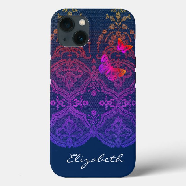 iPhone / coque ipad do-it-yourself NOM ANTIQUE LAC (Verso)