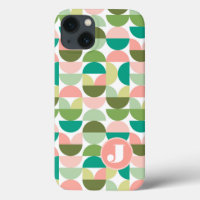 iPhone / coque ipad géométrique moderne Monogramme