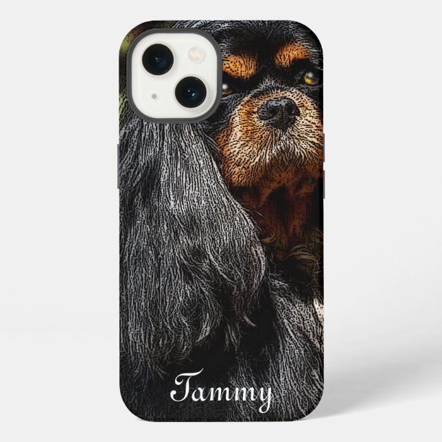 iPhone coque iphone, cavalier king charles, Coques pour i (Verso)