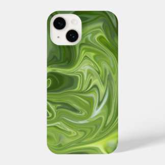 Pour iPhone 14 Coque mobile Abstrait vert