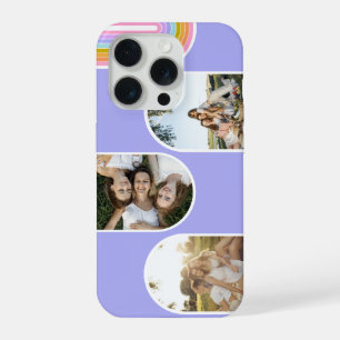 iPhone 15 Pro Coque personnalisée moderne et mignonne lavande po