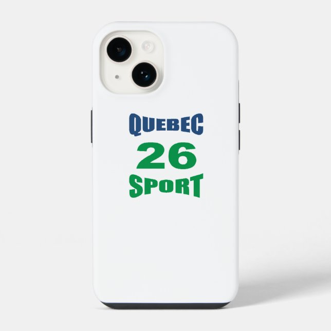 iPhone Coque pour iPhone14  QUÉBEC  SPORT 26 (Verso)