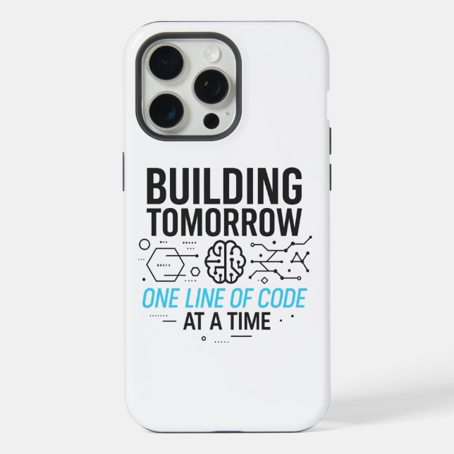 iPhone Créer une ligne de demain par Coque de code | Tech (Verso)