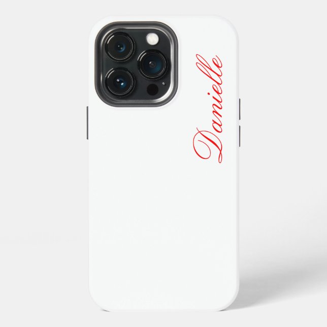 iPhone Danielle - customisez-la avec votre nom - Coque ce (Dos)