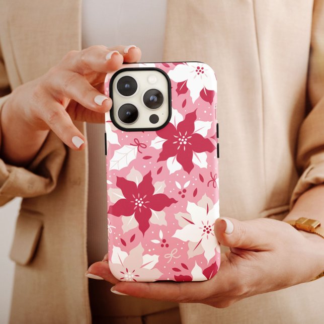 iPhone de Noël rose | coque iphone de Noël-Mate (Créateur téléchargé)