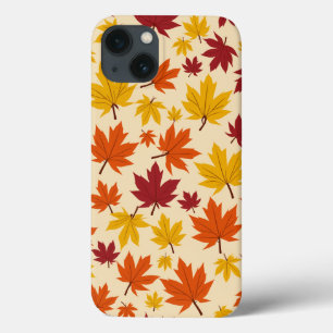 Iphone design motif feuille d'érable 13 coque