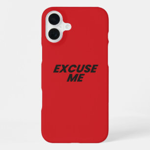 iPhone 16 PLUS EXCUSEZ-MOI COQUE DE TÉLÉPHONE
