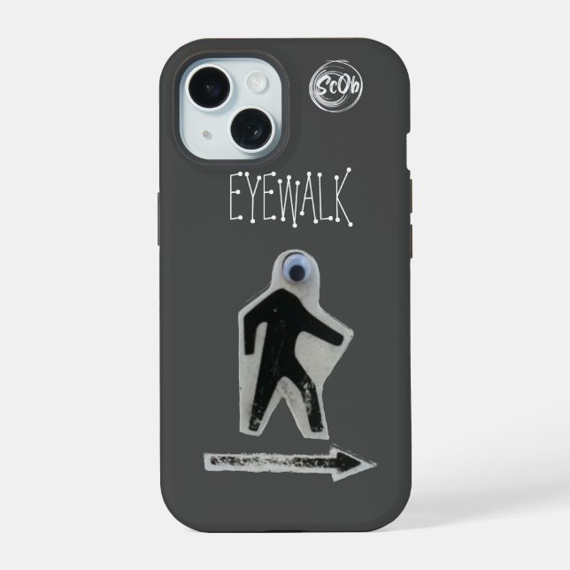 Iphone EyeWalk 15 Coque (Verso)