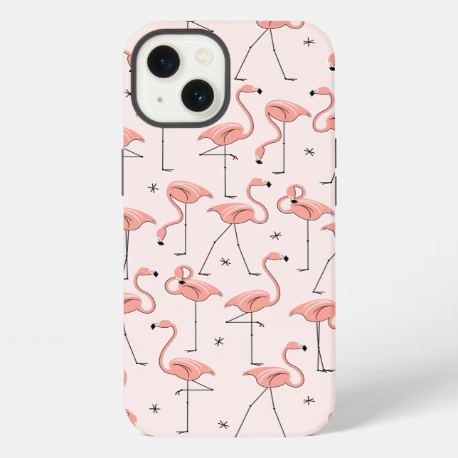 iPhone Flamants roses Pink iPad Mini coque (Verso)