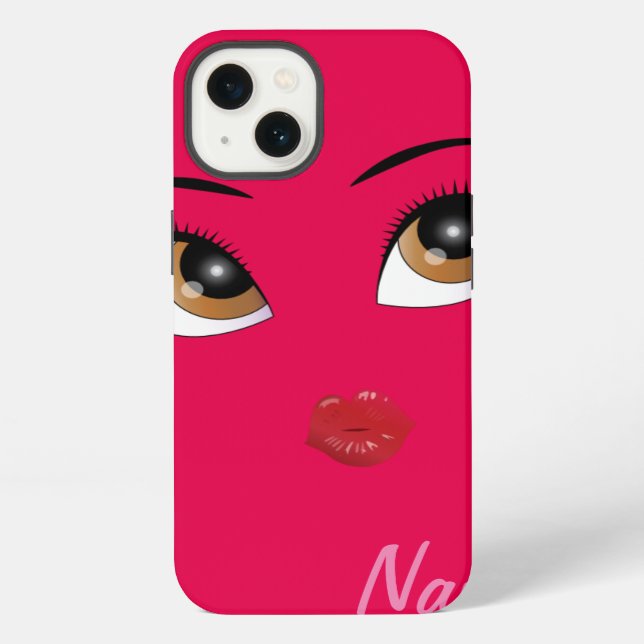iPhone "Flirty Girl" MONOGRAM IPAD 2/3/4 COQUE (Verso)