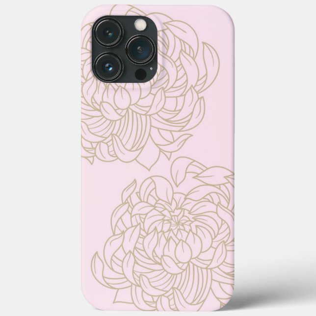 iPhone Floral rose / coque ipad (Verso)