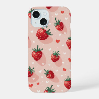 iPhone fraise 15 coque