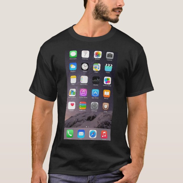 iPhone Homescreen Classic T-Shirt (Devant)