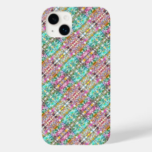 iPhone Jolies fleurs blanches colorées Coque Case-Mate po
