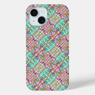 iPhone Jolies fleurs blanches colorées Coque Case-Mate po