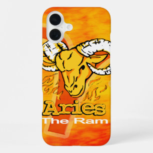 iPhone 16 Plus Le coque ipad incendie du zodiaque du bélier Aries