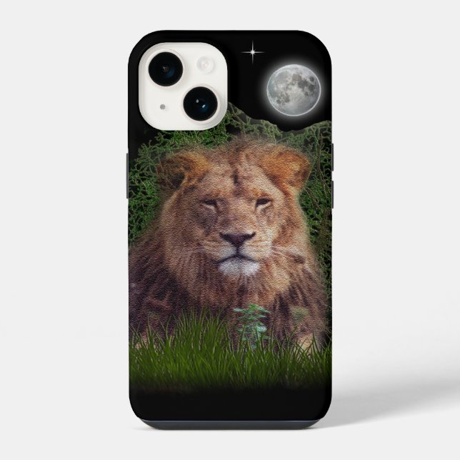 iPhone Lion Phone 14 Coque (Verso)