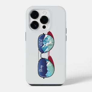 Pour iPhone 14 Plus Lunettes de soleil de montagne Coque-Mate coque ip
