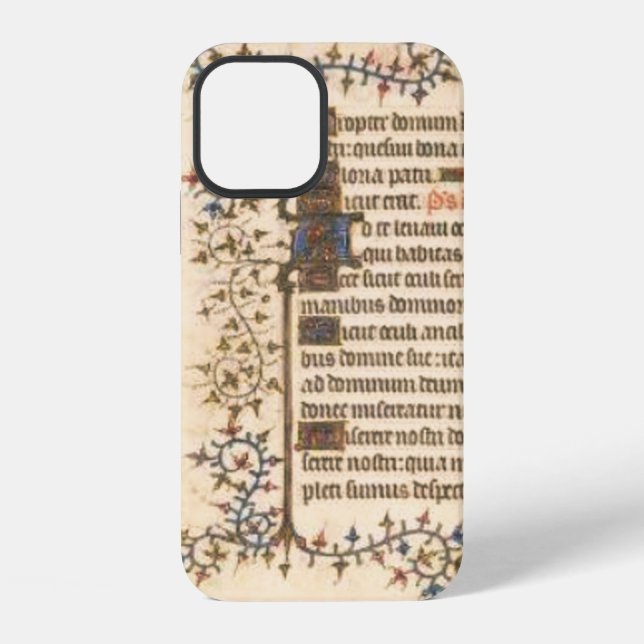 iPhone Manuscrit médiéval pour coque d'Iphone (Verso)