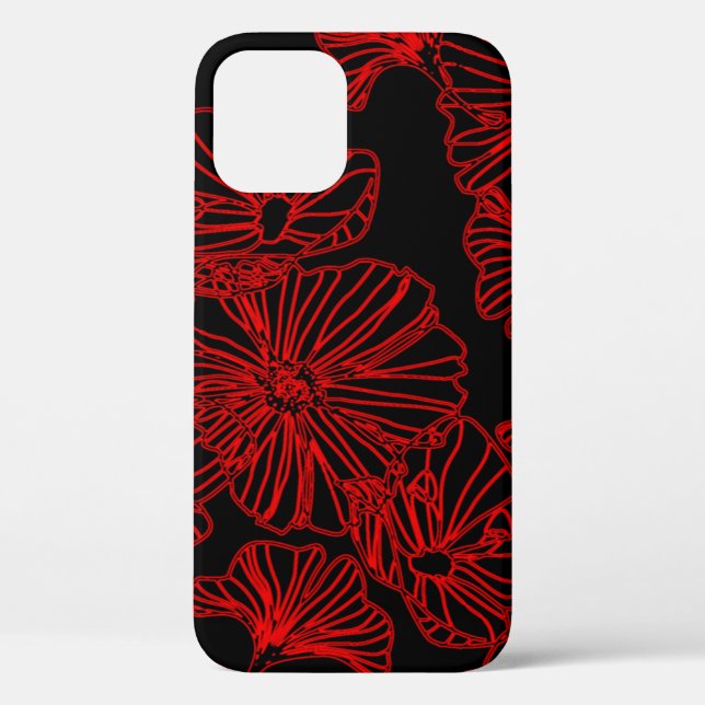 iPhone "Neon Floral" / coque ipad (Verso)