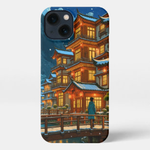 Etui iPhone 13 Nuit romantique à un Ryokan japonais - coque iphon