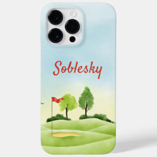 iPhone personnalisé Golfer 14 Pro Max Coque