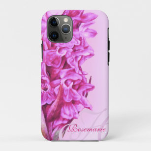 Iphone rose orchidée coque personnalisé