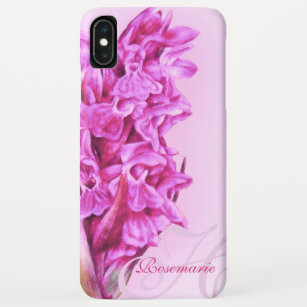 Iphone rose orchidée coque personnalisé