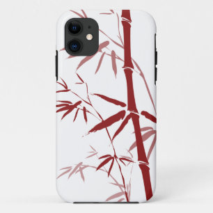 Iphone rouge Bamboo 5 Coque