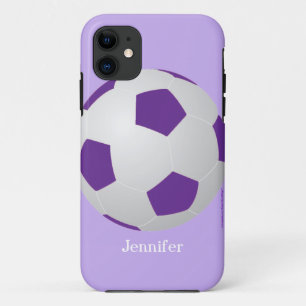 iPhone SE, Coque 5/5 s, football, violet, personna