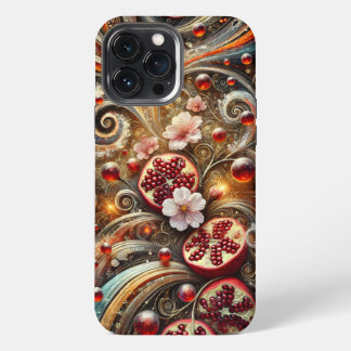 Etui iPhone 13 Pro Max Symphonie de grenade céleste Coque rude