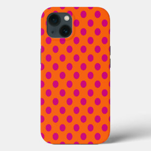 Etui iPhone 13 Taches Fuchsia pointillées sur coque Case-Mate iPh