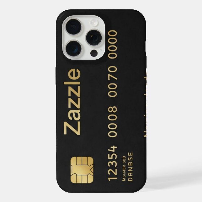 iPhone Thèmes coque Carte de visite Black Premium (Verso)