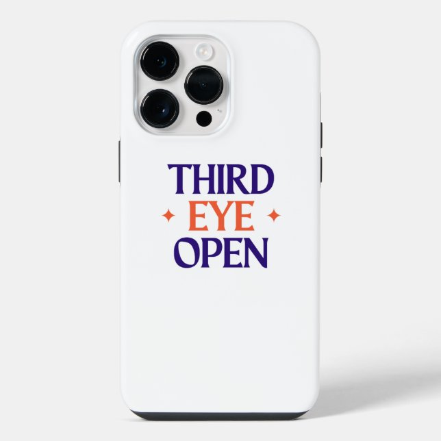 iPhone Troisième oeil Open -iPhone 14 pro max coque (Verso)