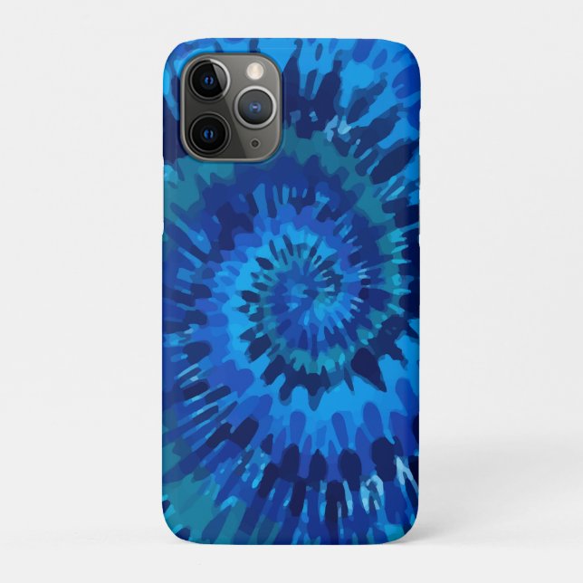 Iphone Tye-Dye-Blue / coque ipad (Dos)