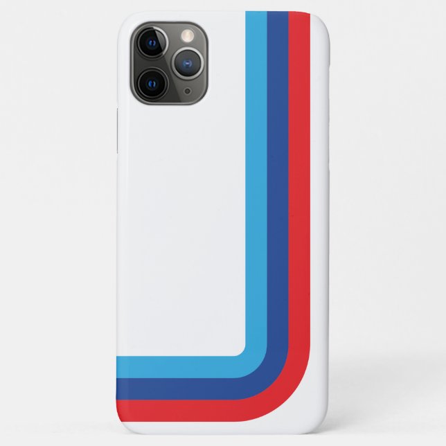 iPhone X, M Stripe BMW coque iphone (Dos)