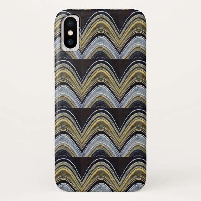 iPhone X Saturn's Rings Coque (Dos)