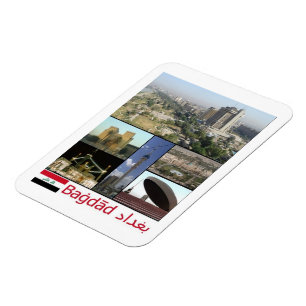 Irak - Bagdad Mosaic - Magnet