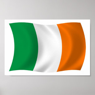 Ireland Flag Poster Print